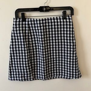 American Eagle Gingham Miniskirt
